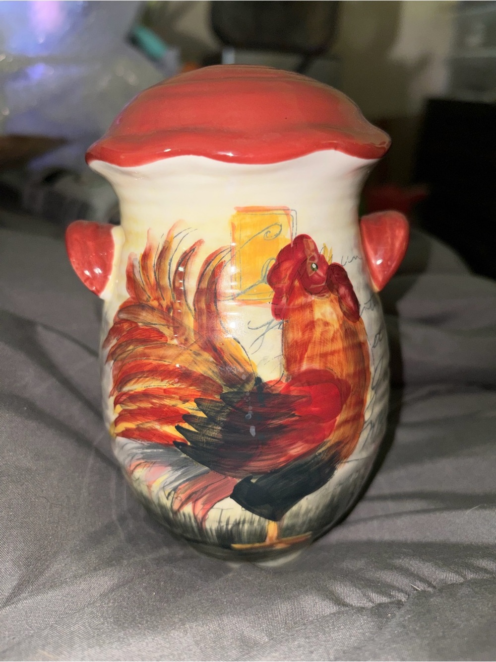 Susan Winget Farmhouse Rooster Cheese Shaker